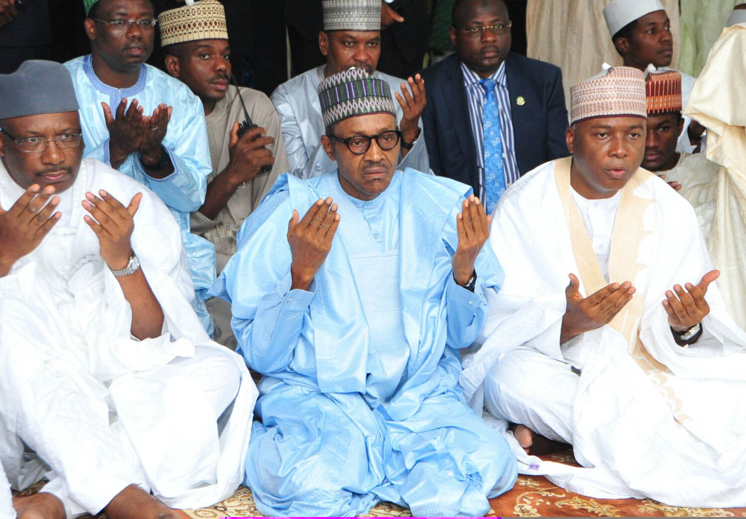 President Buhari Middle