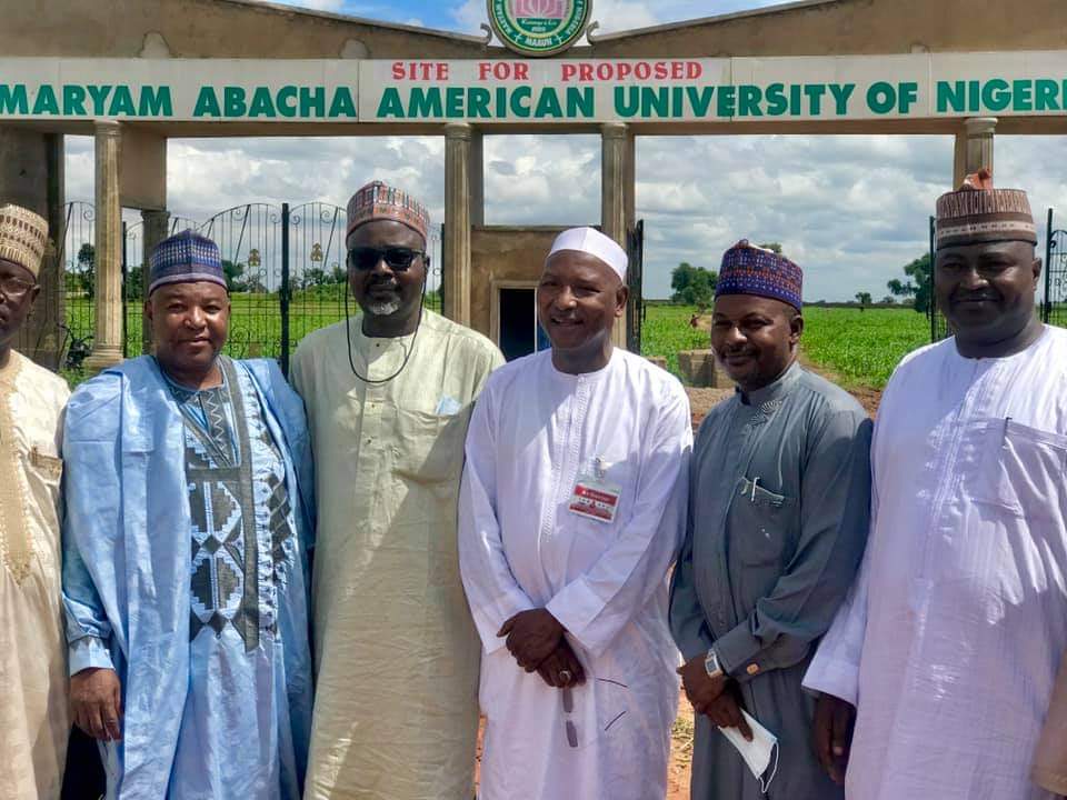 Prof Hafiz Abubakar and the Proprietor at the propsed site of the University