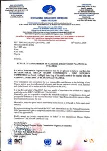The Appointment Letter