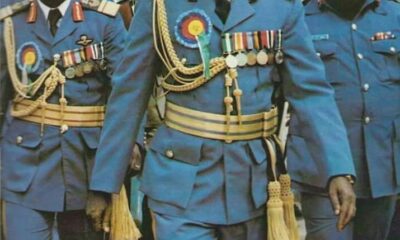 Former President Shehu Shagari during The Air Force Day