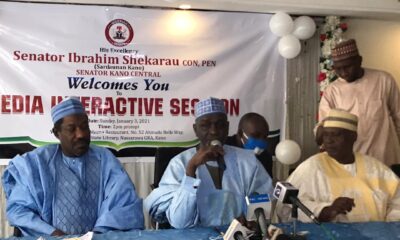 Malam Ibrahim Shekarau Addressing the Press