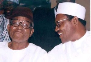 President Buhari and Chief Enahoro