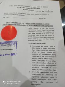 The Court Order Page 1