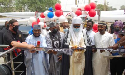 Emir of Kano Alhaji Aminu Ado Bayero Represented by Bello Ado Bayero Inaugurating the Edifice