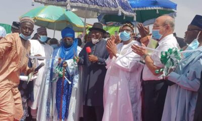 Former President Jonathan Commissioning the