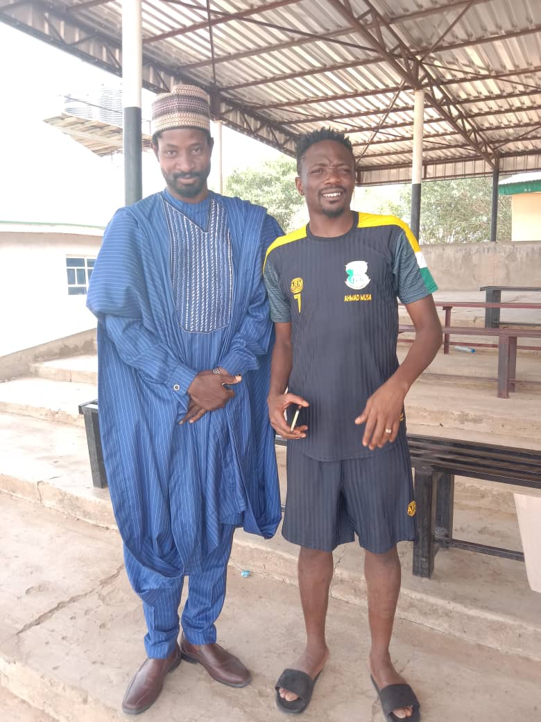 Aminu Sa'idu With Ahmad Musa
