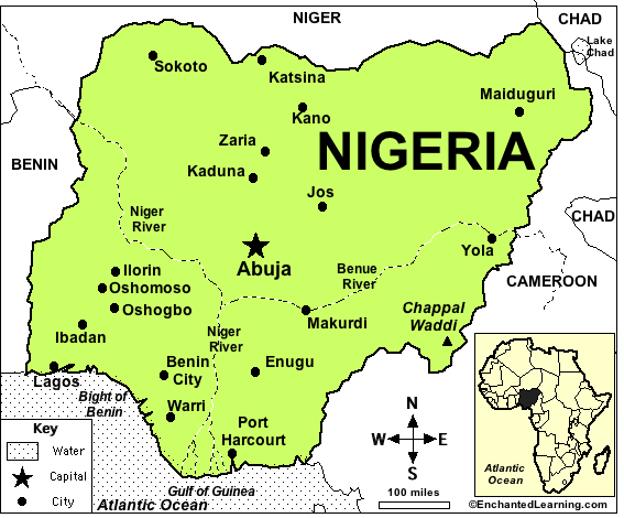 Nigeria's Map