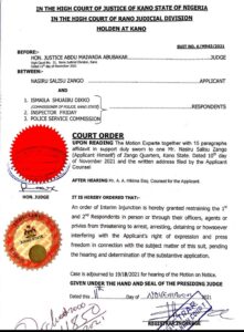 The court order