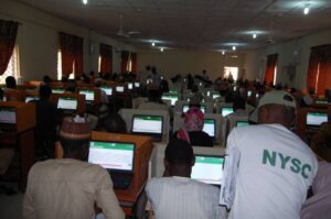 Students patronizing the ICT centres 