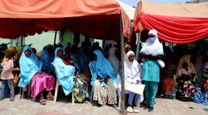 Cross section of women during the programme 