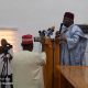 Commissioner Waiya addressing the Press during the session