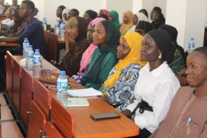 Cross section of students during the presentation 